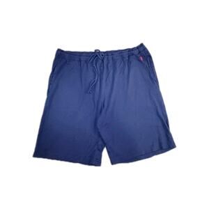 Polo Ralph Lauren Pajama Shorts Sz L Men's Navy Blue Red Pony Emboidery Za2-29